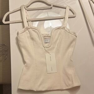 H&M Studio NWT  Cream Women's Top